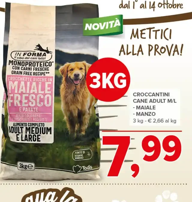 Croccantini cane adulto medium e large