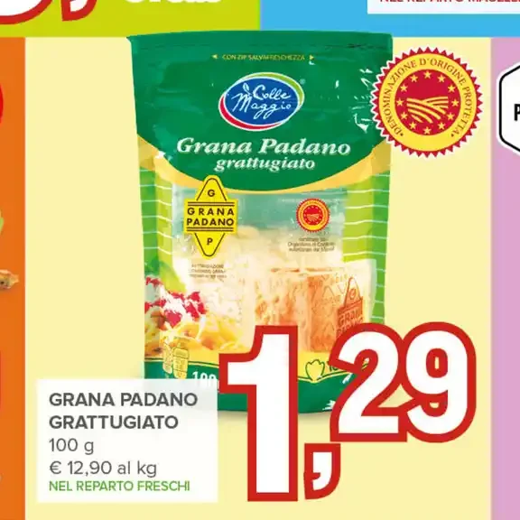 Grana Padano grattugiato