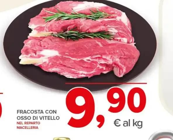 Fracosta con osso di vitello