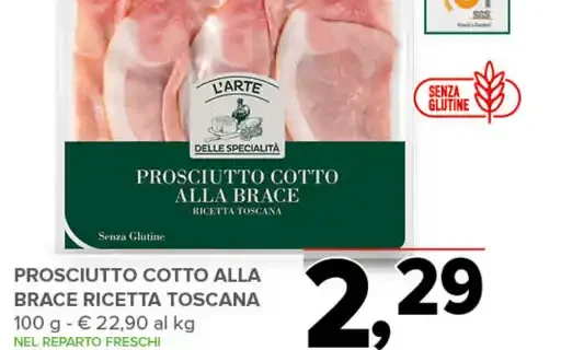 Prosciutto cotto alla brace