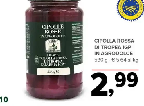 Cipolla rossa di Tropea IGP in agrodolce