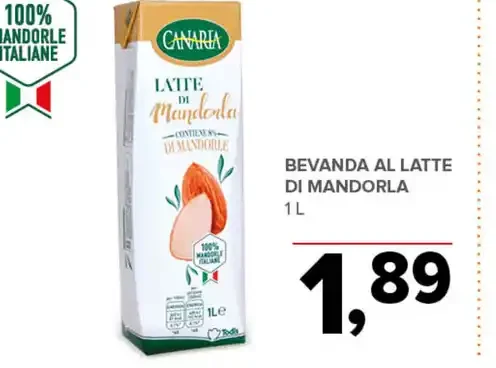 Bevanda al latte di mandorla