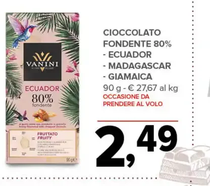 Cioccolato fondente 80%