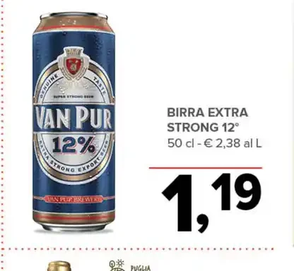 Birra extra strong 12°