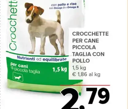 Crocchette per cane piccola taglia con pollo