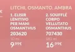 Elisir lenitivo per mani Osmanthus