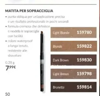 Matita per sopracciglia