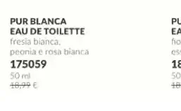 Pur Blanca Eau de Toilette