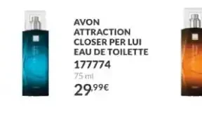 Avon Attraction Closer per lui Eau de Toilette