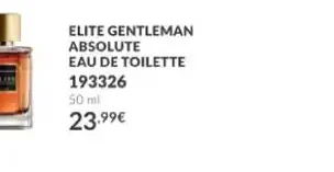 Elite Gentleman Absolute Eau de Toilette