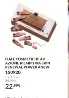 Fiale cosmetiche ad azione riequilibrativa Skin Renewal Power Anew