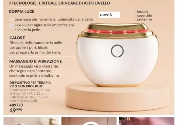 Dispositivo per terapia viso Skin Pro Light