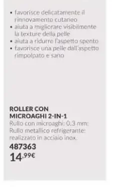Roller con microaghi 2-in-1