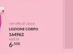 Lozione corpo Avon Care al cocco
