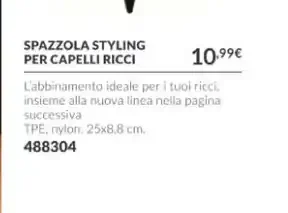 Spazzola styling per capelli ricci