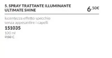 Spray trattante illuminante Ultimate Shine