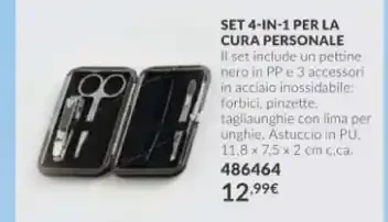 Set 4-in-1 per la cura personale