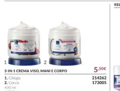 Crema viso, mani e corpo 3-in-1