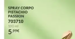 Spray corpo pistachio passion