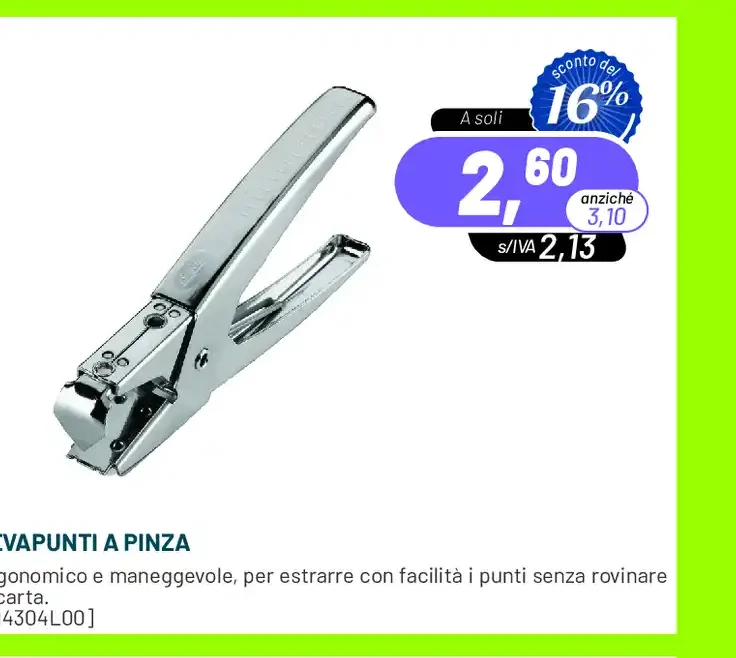 Levapunti a pinza