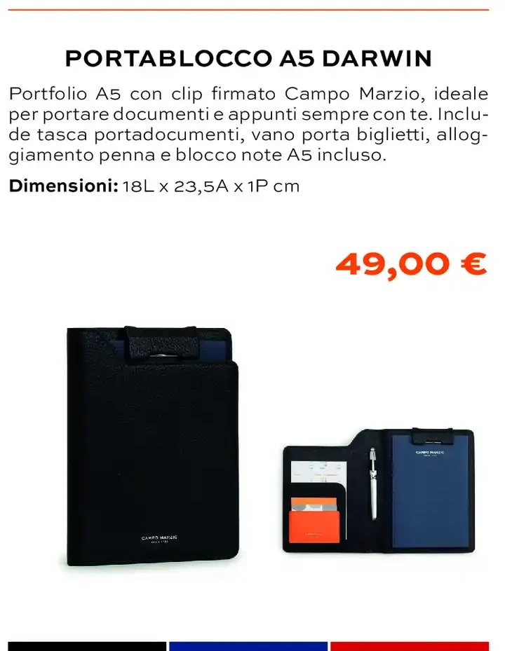Portablocco A5 Darwin