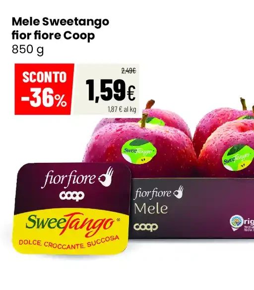 Mele Sweetango fior fiore Coop
