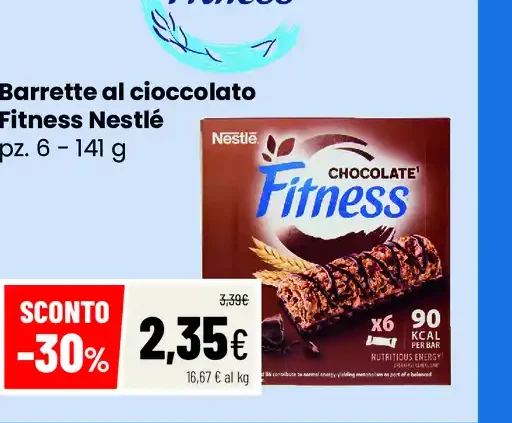 Barrette al cioccolato Fitness