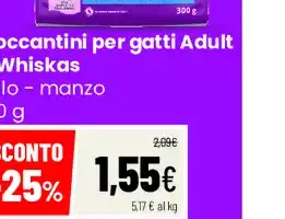 Croccantini per gatti Adult 1+ Whiskas