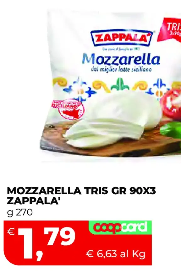 Mozzarella tris