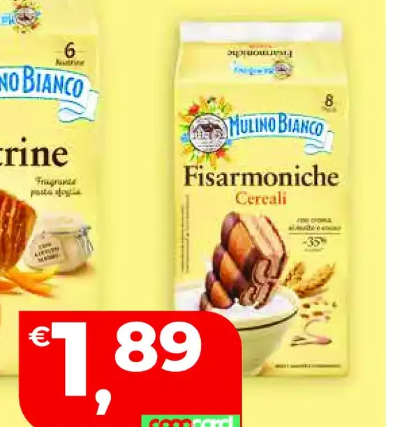 Biscotti Mulino Bianco Fisarmoniche Cereali