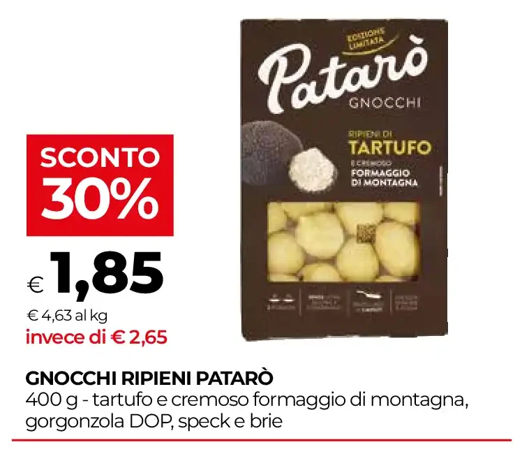 Gnocchi ripieni Patarò