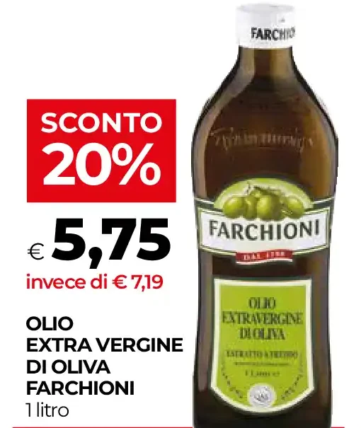 Olio extra vergine di oliva Farchioni