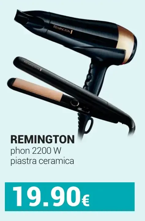 Phon e piastra ceramica Remington