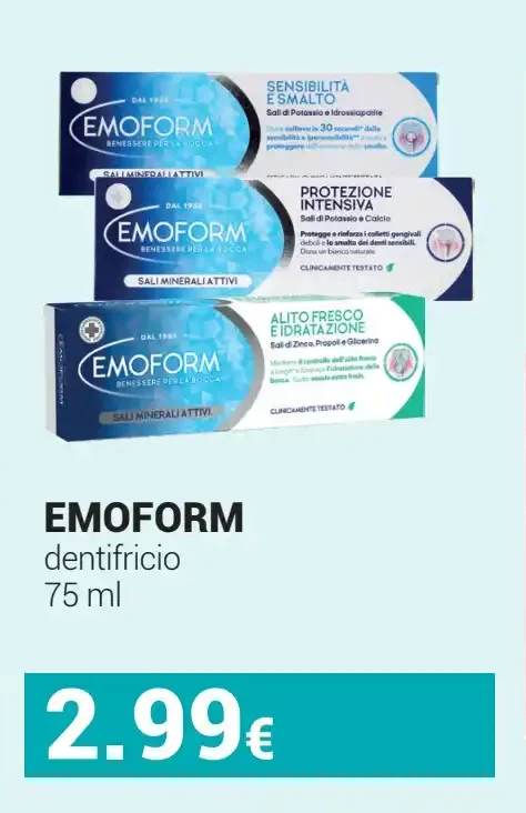 Dentifricio Emoform