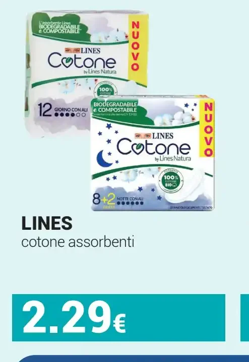 Lines Cotone assorbenti