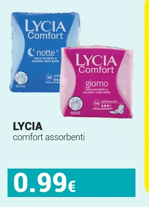Lycia comfort assorbenti