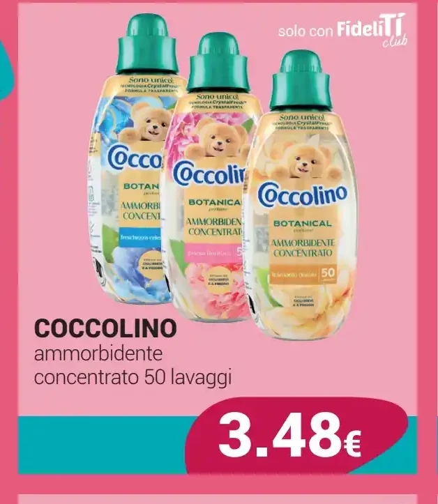 Coccolino ammorbidente concentrato