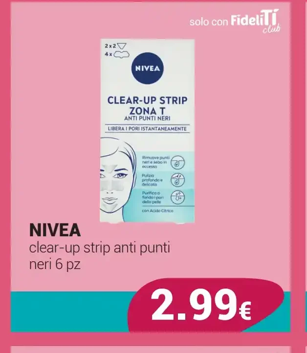 Nivea clear-up strip