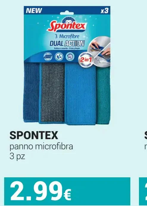 Spontex panno microfibra
