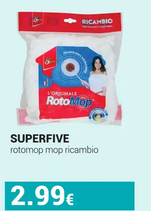 Superfive Rotomop mop ricambio