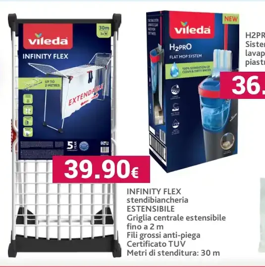 Vileda Infinity Flex stendibiancheria