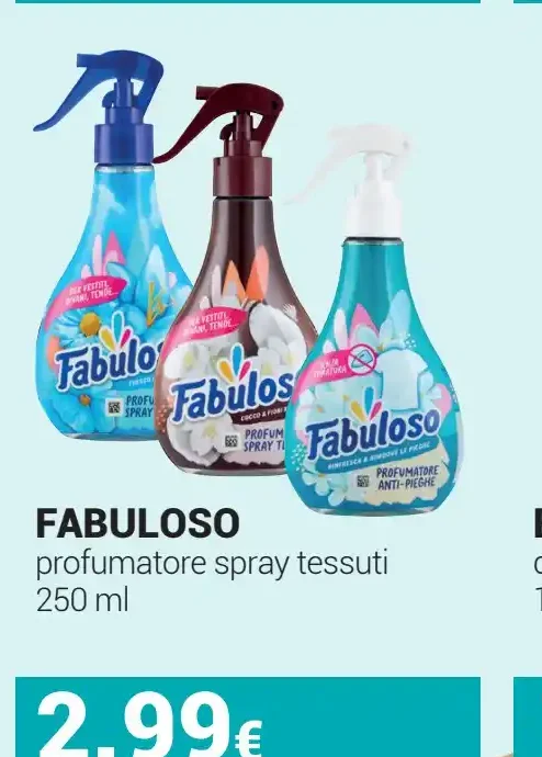 Fabuloso profumatore spray tessuti
