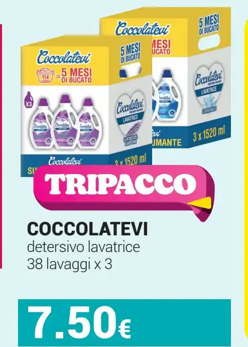 Coccolatevi detergente lavatrice
