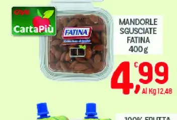 Mandorle sgusciate fatina