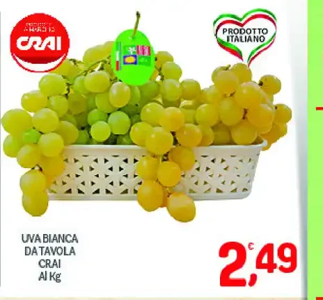 Uva bianca da tavola
