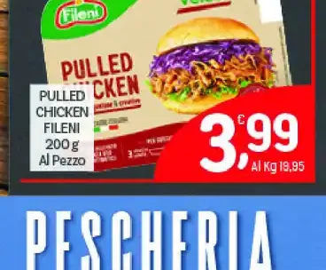 Pulled chicken Fileni