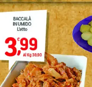 Baccalà in umido