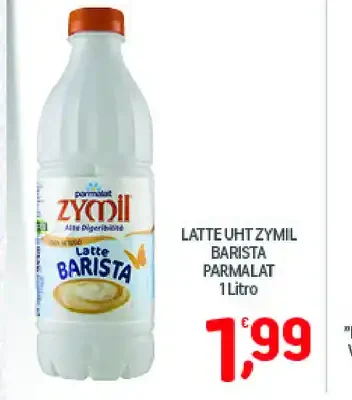 Latte UHT Zymil Barista Parmalat