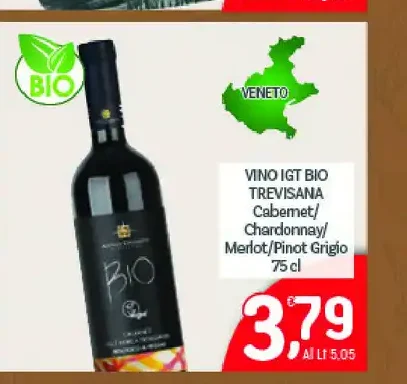 Vino IGT Bio Trevisana vari tipi 75 cl
