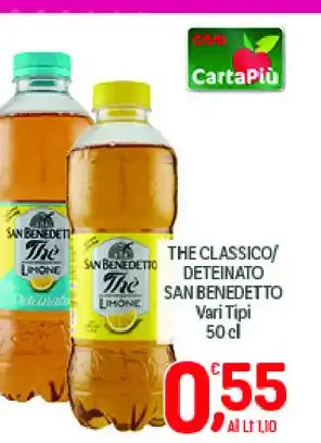 Thè classico/zero San Benedetto vari tipi 50 cl